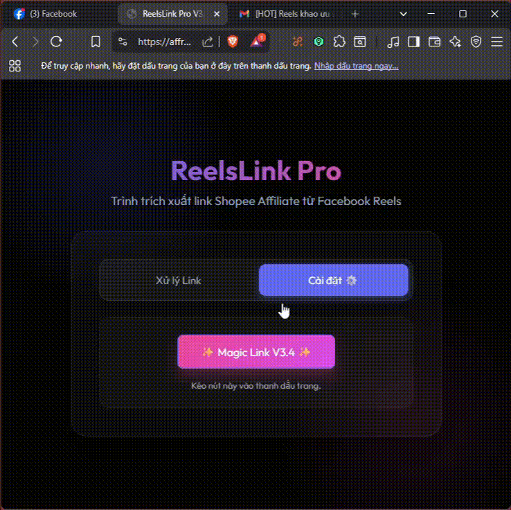 Hướng dẫn Bookmark
